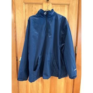 Men's Bauer Hockey Jacket Pullover size XL. Runs large. Navy Blue